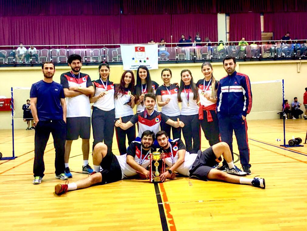 BADMİNTON TAKIMI ANTALYA’DAN ŞAMPİYONLUKLA DÖNDÜ