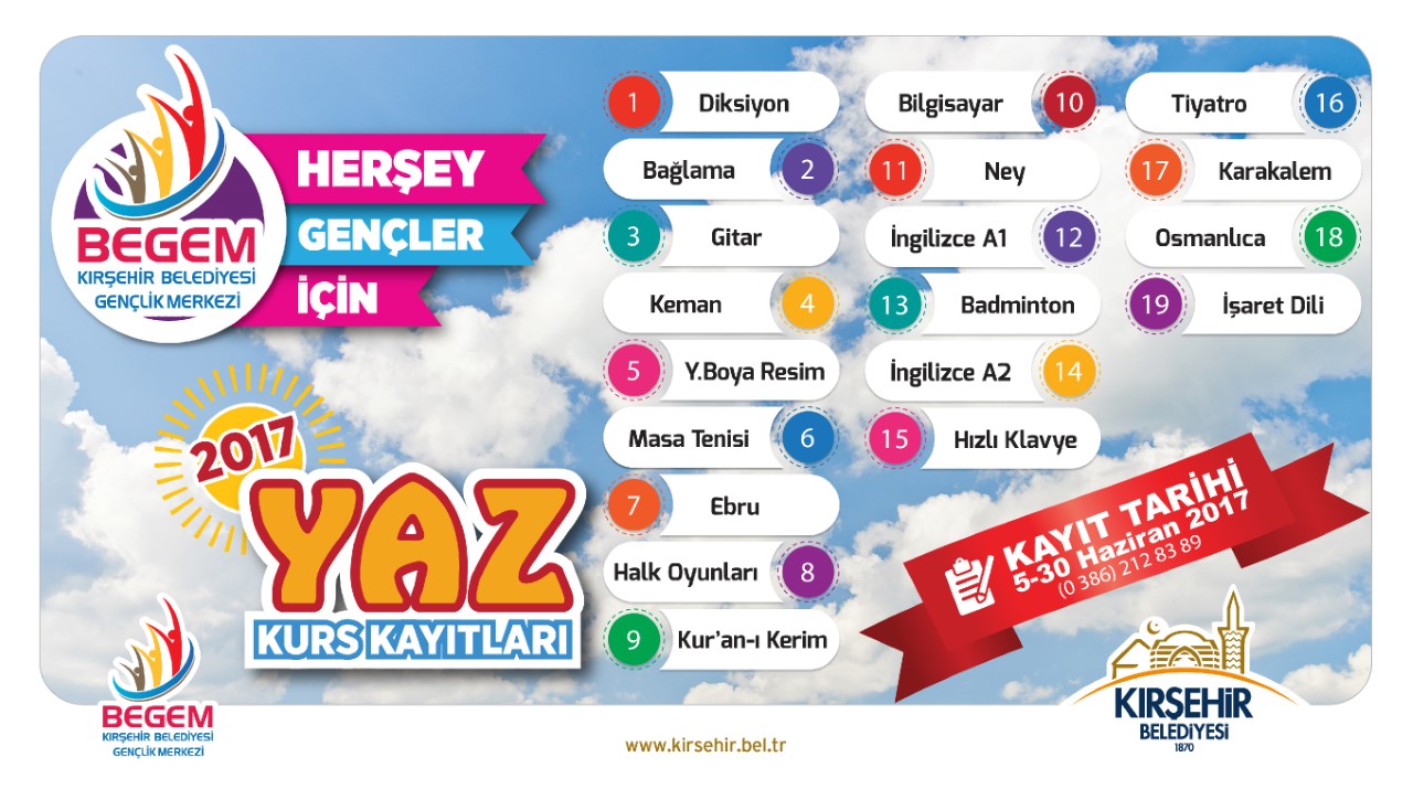            Kurslar Başladı