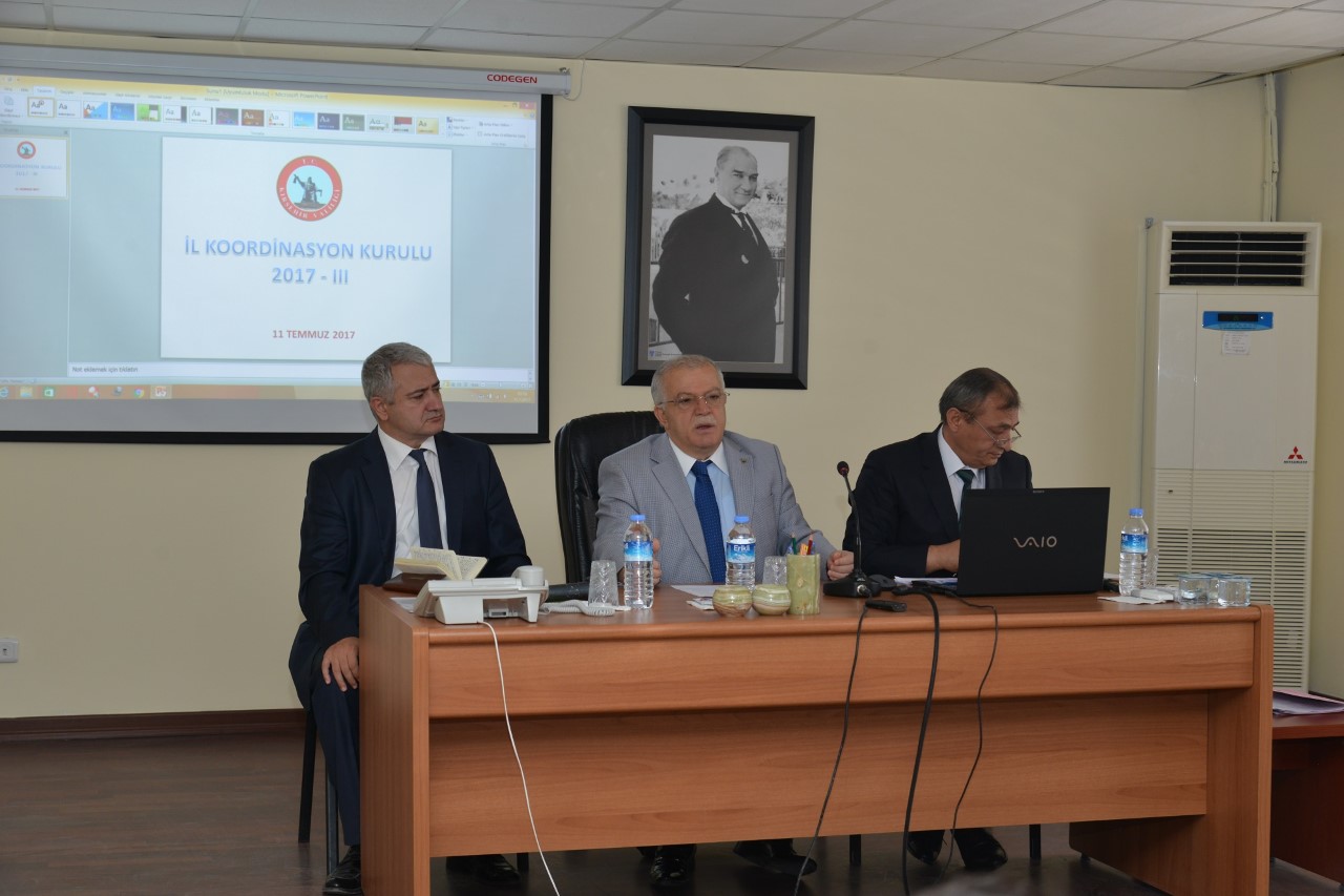 İl Koordinasyon Kurulu Toplantısı Yapıldı