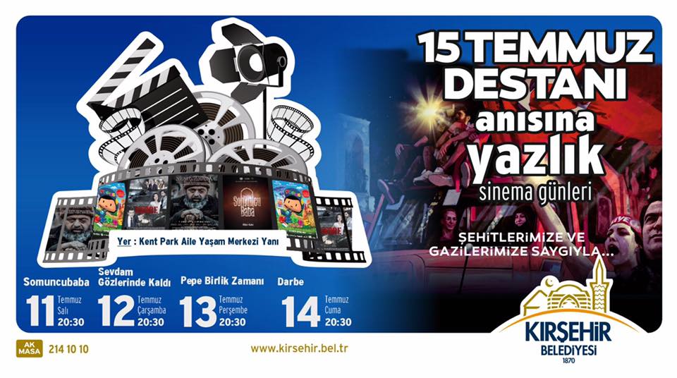 15 Temmuz Destanı Anısına Yazlık Sinema Günleri Başlıyor