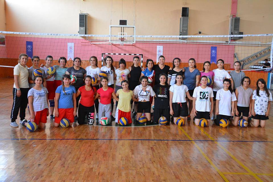 Voleybol Çalışmaları Devam Ediyor