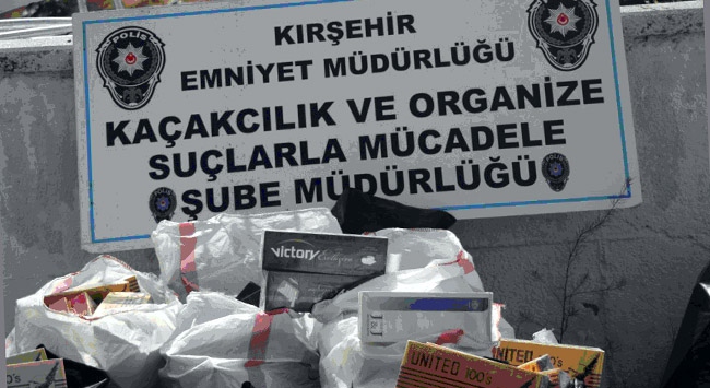 Kırşehir’de Kaçak Sigara Operasyonu