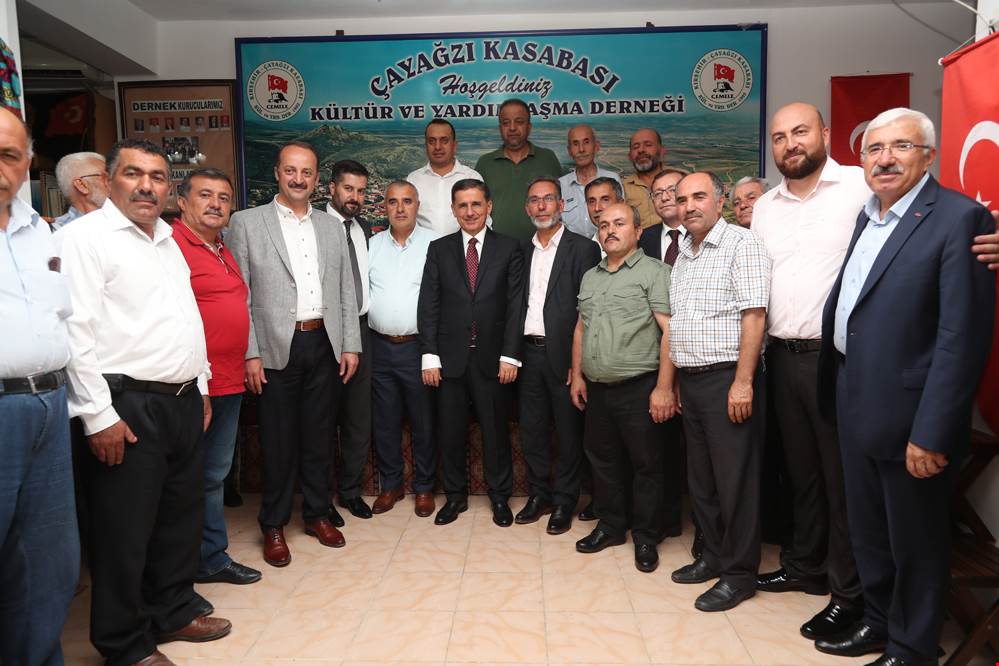 Ankara Valisi Topaca’dan, Çayağzı Derneğine Ziyaret    