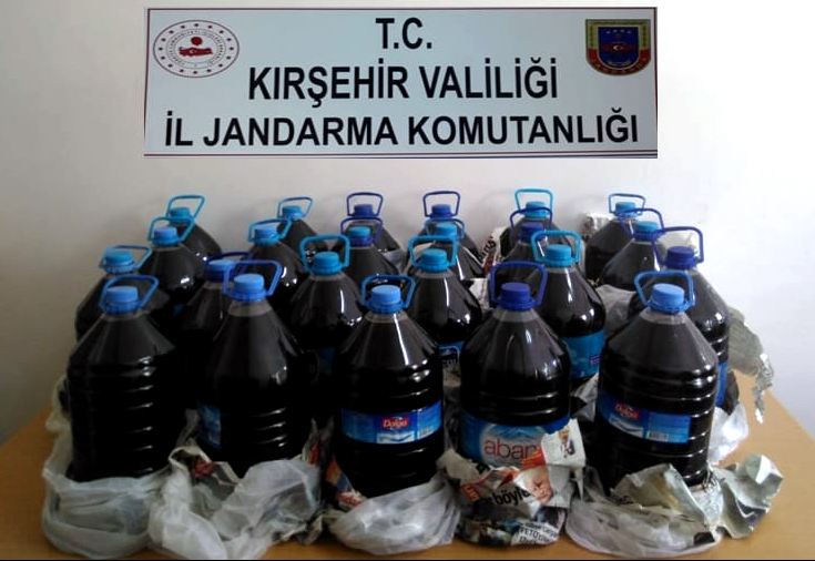 Kırşehir’de kaçak içki operasyonu