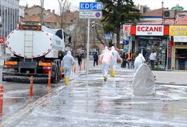 Kırşehir’de çöp toplama alanları dezenfekte edildi
