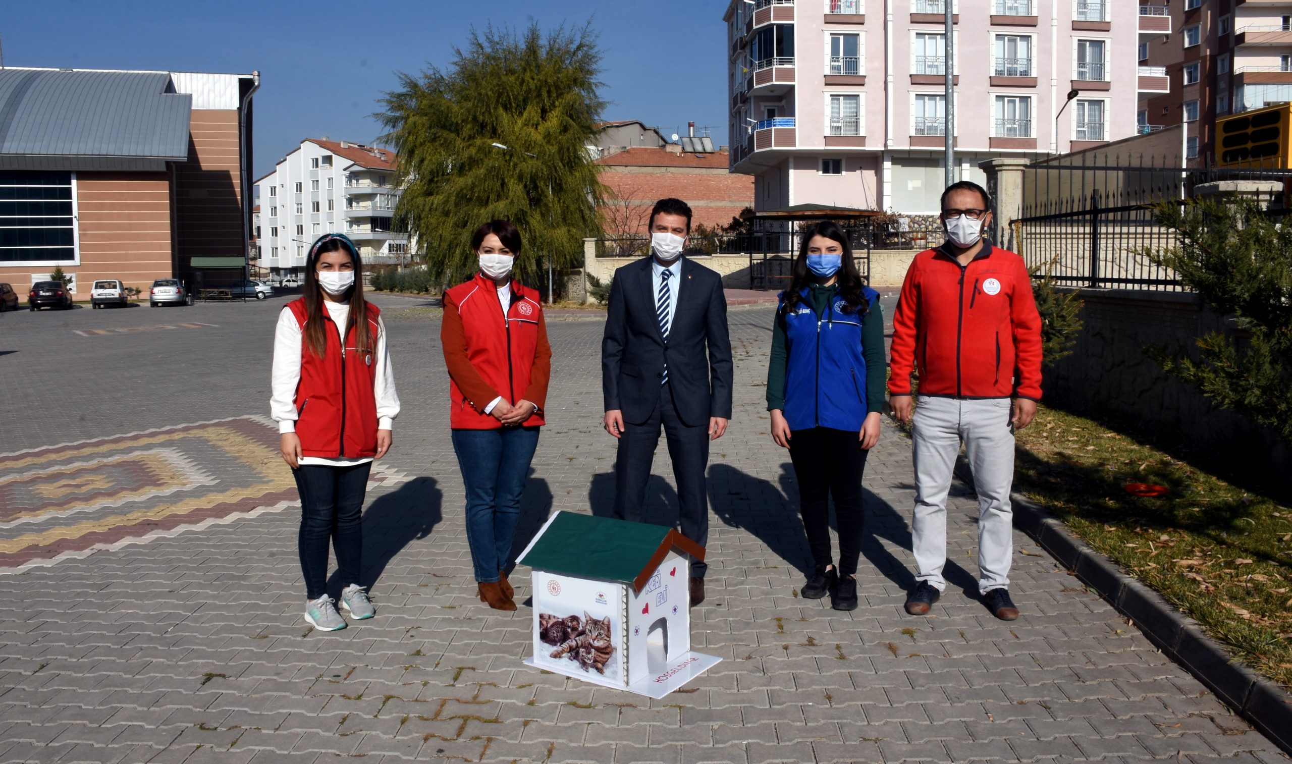 Gençler, Kovid-19 Salgını Sürecinde Sokak Kedilerini Unutmadı