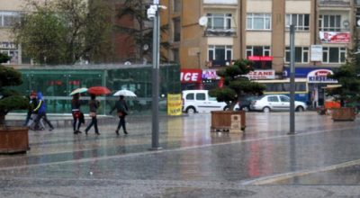 İlimizde Sağanak Yağış Etkili Oldu