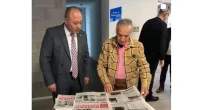 Duayen gazeteci Yavuz Donat, Kırşehir Çiğdem Gazetesi’ni inceledi