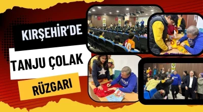 Kırşehir’de Tanju Çolak Rüzgârı