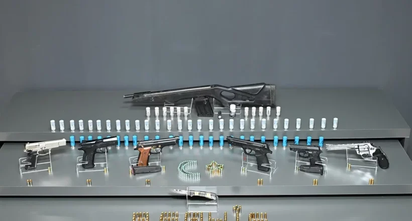 Kırşehir’de şok uygulamada silah ve mühimmat ele geçirildi