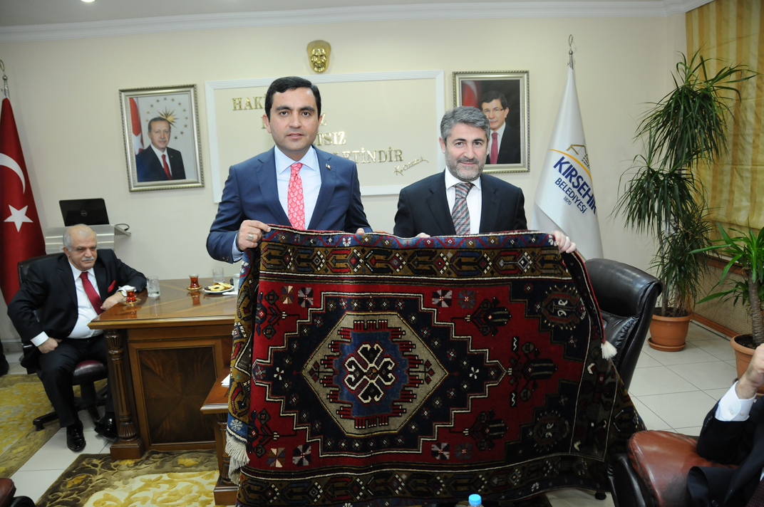 AK Parti Genel Başkan Yardımcısı Nurettin Nebati Kırşehir Belediyesini ziyaret etti