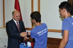 Kerküklü öğrenciler Kırşehir’de kamp yapıyor