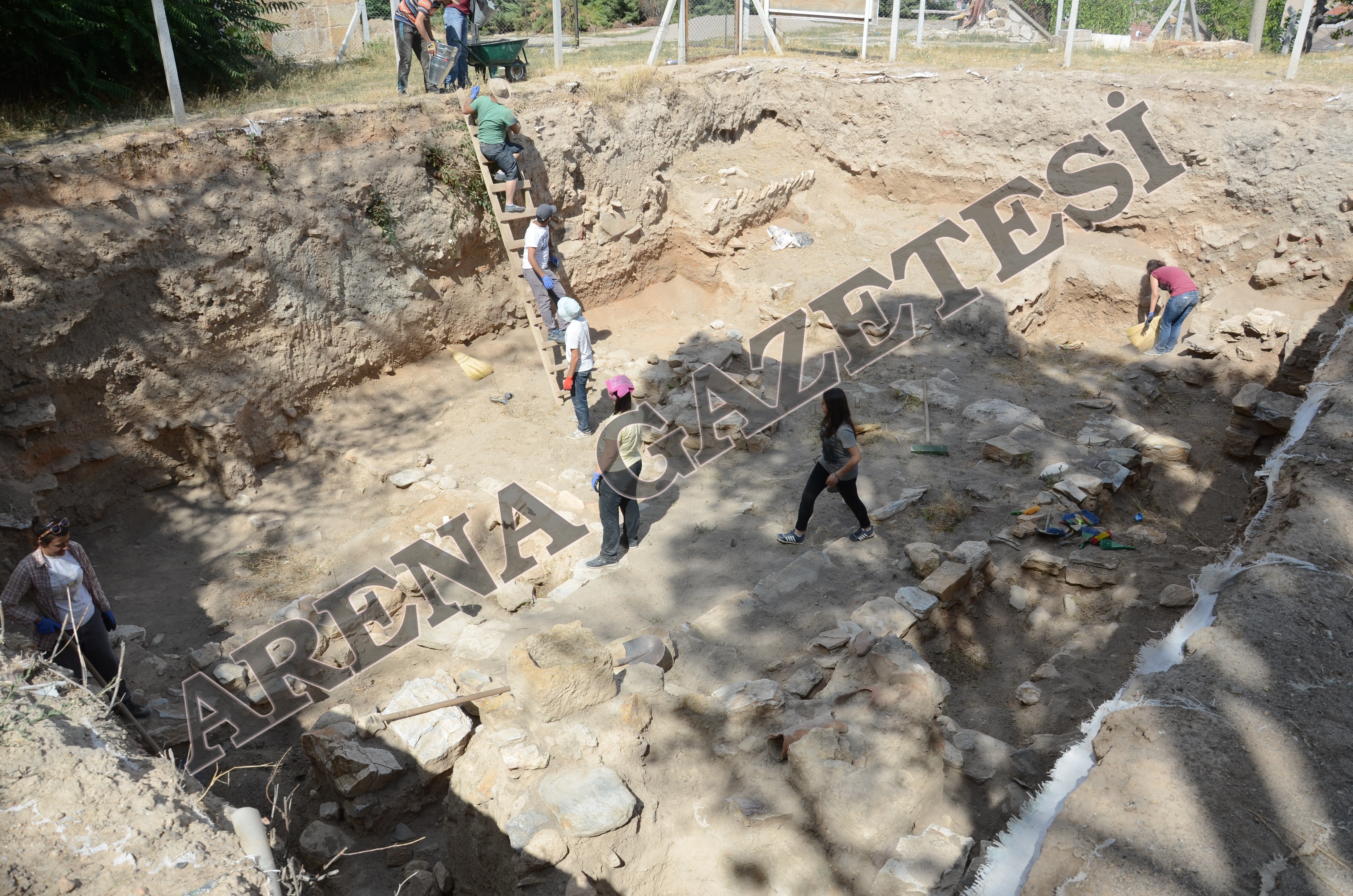 Kırşehir Kalesi’nde kazı çalışmaları bugün başladı