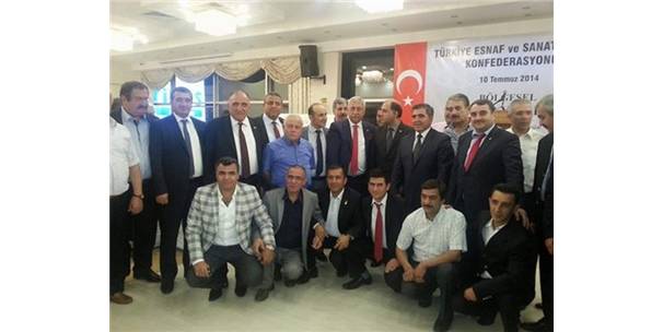Çiçekdağı esnaf odası Karadeniz Bölgesi iftar programına katıldı